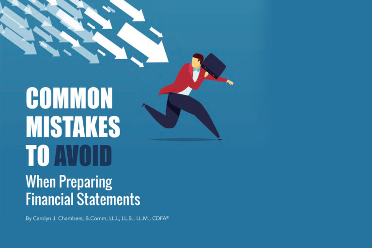 Common Mistakes to Avoid When Preparing Financial Statements article from the Summer-Fall 2018 DFA Journal
