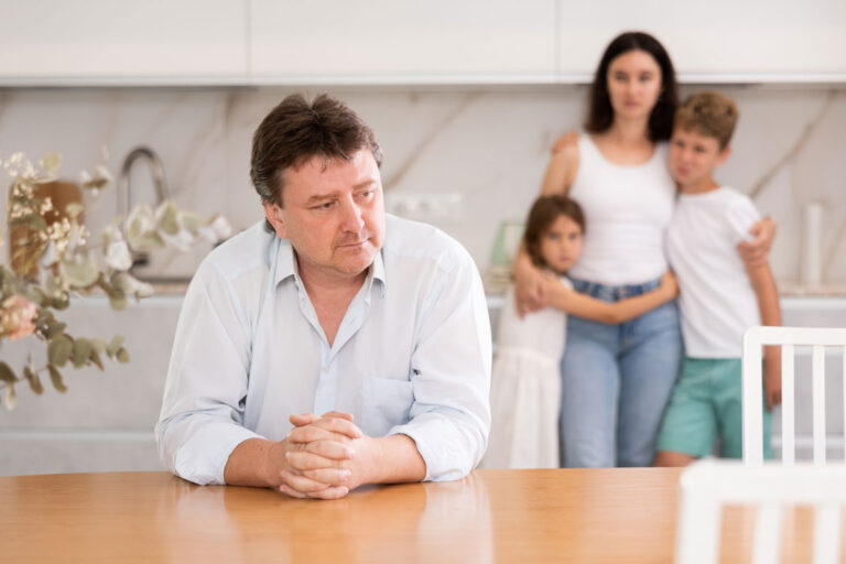 Child choosing a parent to live with